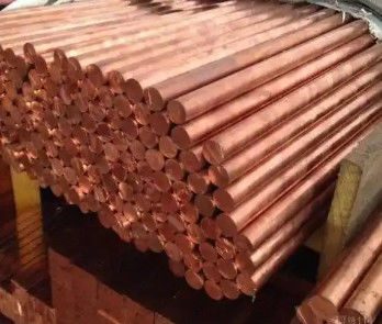 Polierte Oberfläche 99,9% rotes Kupfer Durchmesser 10-50 mm C11000 Massivkupferbarren für den Bau