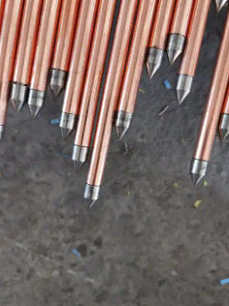 Hohe Leitfähigkeit Erdstäbe Kupfer Erdbar 0,1-50 mm oder individuelle Größe Für Erdungssystem