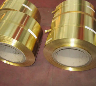 H62 H65 C1100 Kupfer-Brass-Spulenband 0,1 mm 0,2 mm 0,3 mm dick mit hoher Qualität